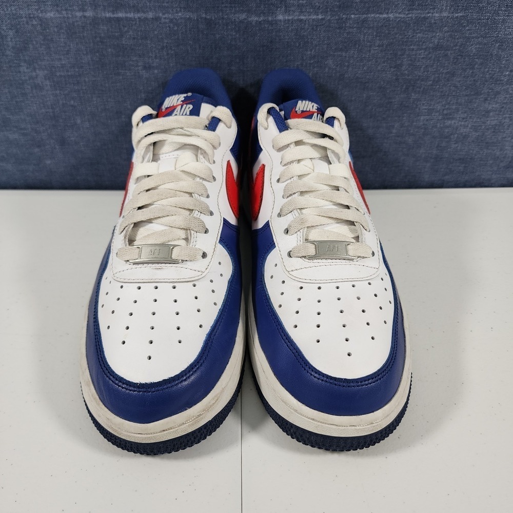 Nike Air Force 1 07' USA CZ9164-100 Red, White & Blue Mens Size 8 Sneakers Shoes - Picture 2 of 9